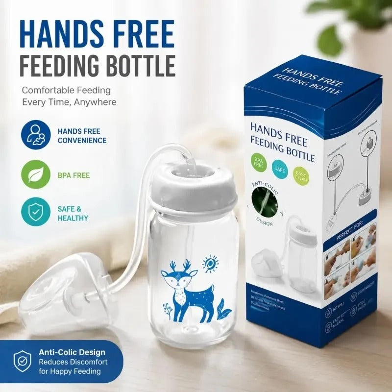 HANDS FREE FEEDING BOTTLE