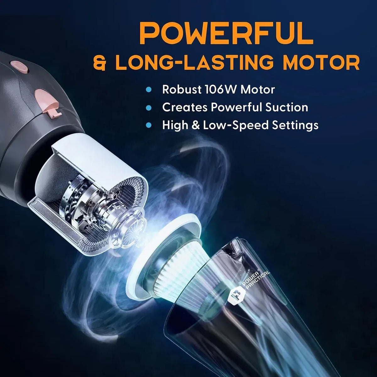 Portable Powerful Car Vacuum Cleaner